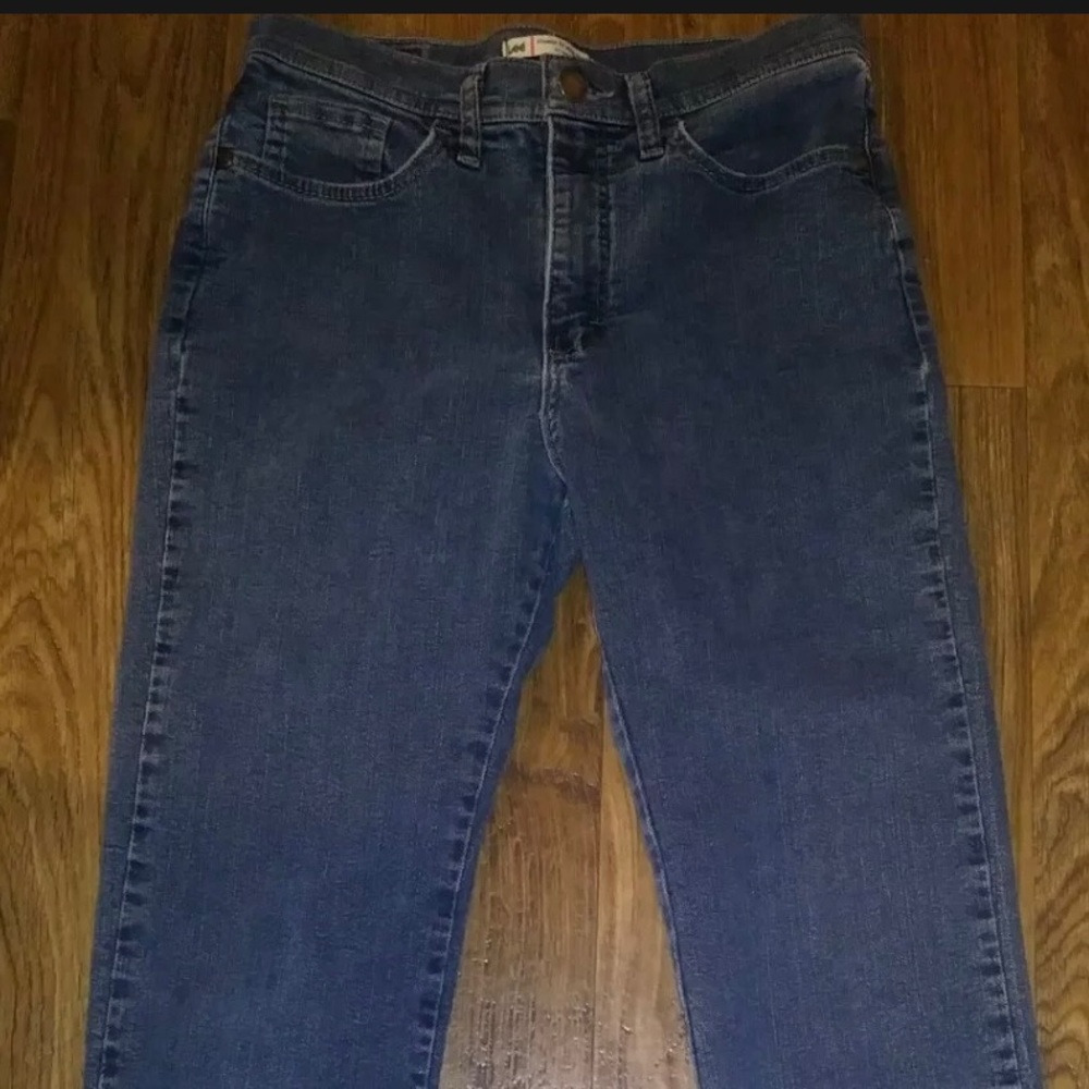 Lee classic at waist jeans